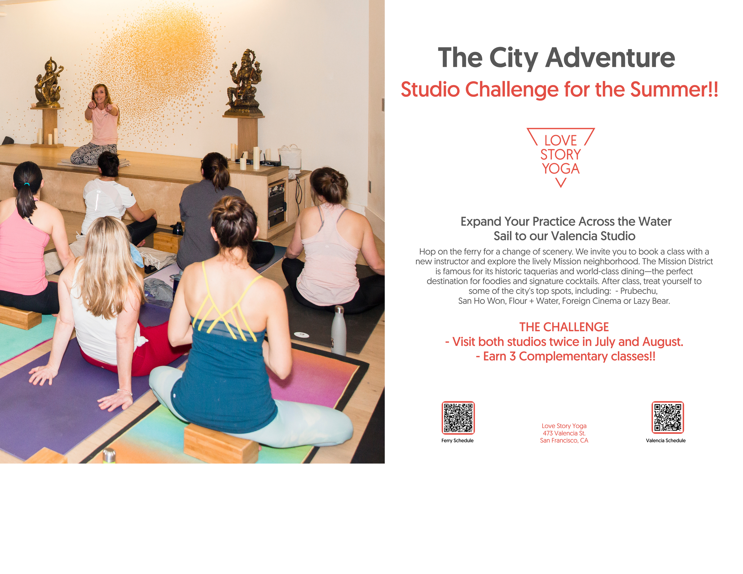 San Francisco Bay Area Heated Vinyasa Yoga Studio | Love Story Yoga